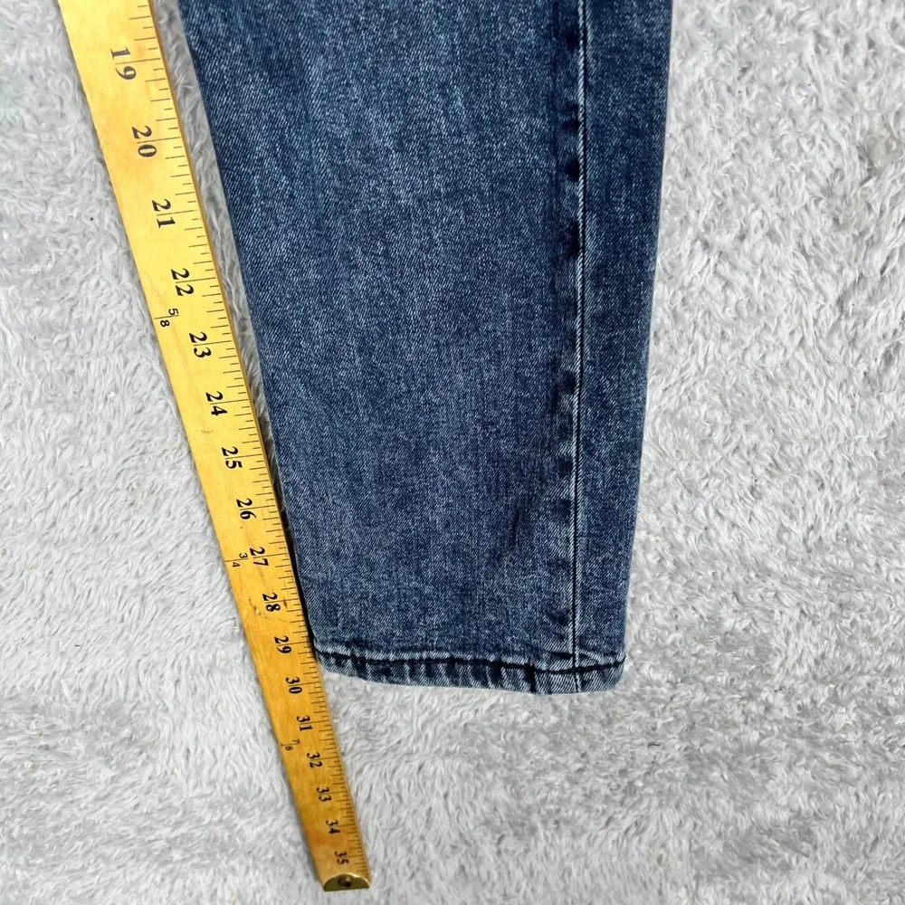 Levis 511 Slim Fit Jeans Mens 30x30 Dark Acid Wash Black Stretch Denim